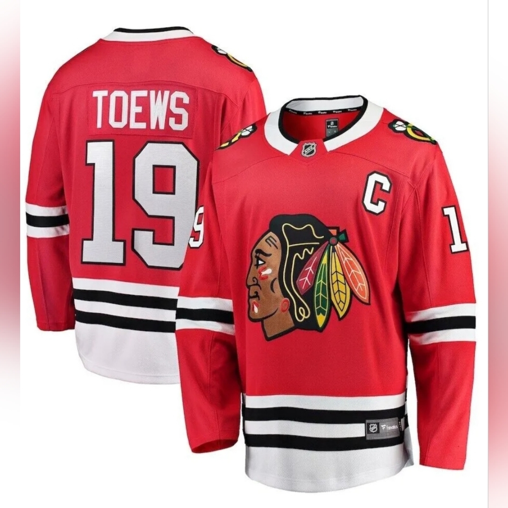 Chicago Blackhawks Jonathan Toews Men's Breakaway Fanatics Jersey Size XL NEW